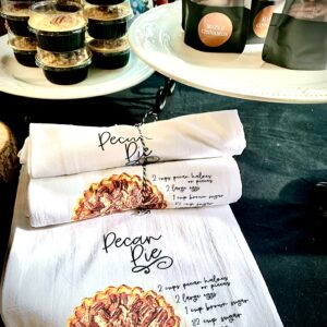 Pecan Pie Recipe Gift Towel, Lanier Family Recipe